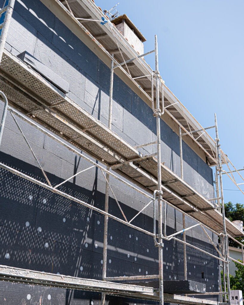 Chantier de façade NOVA-ITE dans la région toulousaine