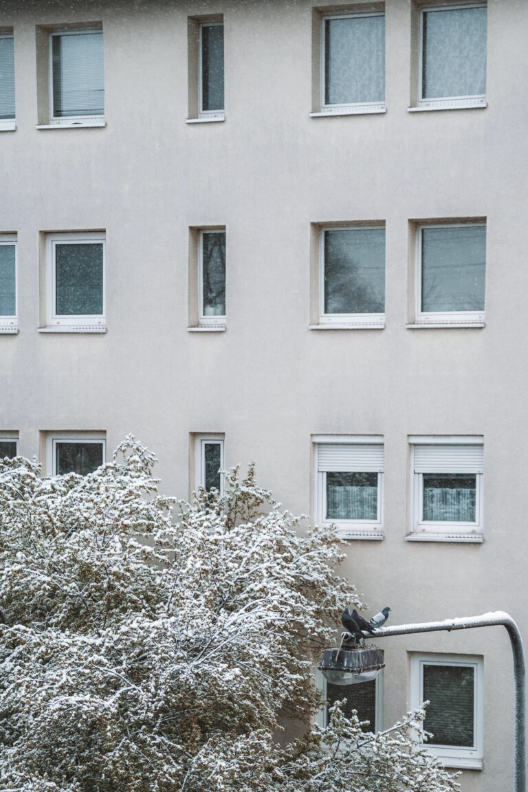 Maison froide en hiver